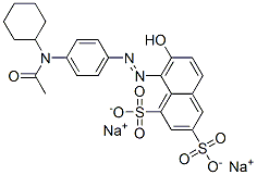 8-[[4-(乙酰基环己基氨基)苯基]偶氮]-7-羟基萘-1,3-二磺酸二钠