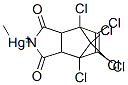 (4,5,6,7,8,8-Hexachloro-1,3,3a,4,7,7a-hexahydro-1,3-dioxo-4,7-methano-2H-isoindol-2-yl)(methyl)mercury(II)