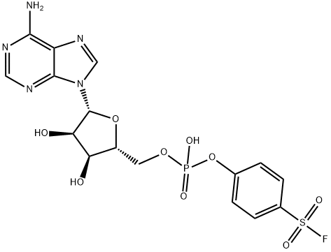 adenosine-5'-(4-fluorosulfonylphenylphosphate)