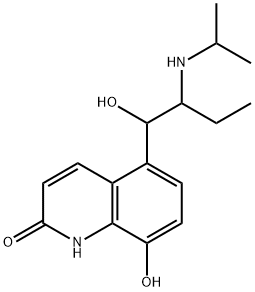 8-hydroxy-5-[1-hydroxy-2-(propan-2-ylamino)butyl]-1H-quinolin-2-one