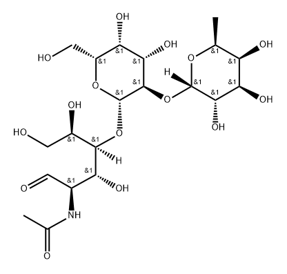 O-6-脱氧-ALPHA-L-吡喃半乳糖基-(1-2)-O-BETA-D-吡喃半乳糖基-(1-4)-2-(乙酰氨基)-2-脱氧-D-葡萄糖