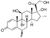 9-bromo-6beta-fluoro-11beta,17,21-trihydroxy-16alpha-methylpregna-1,4-diene-3,20-dione