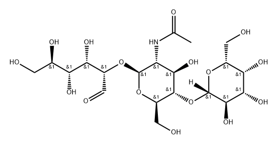 galactopyranosyl-1-4-N--acetylglucosaminyl-1-2-mannopyranose