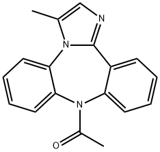 9-Acetyl-3-methyl-9H-dibenz[b,f]imidazo[1,2-d][1,4]diazepine