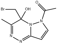 6-Acetyl-4-bromomethyl-4,6-dihydro-3-methylpyrazolo[5,1-c]-as-triazin-4-ol