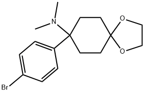 8-(4-BroMophenyl)-N,N-diMethyl-1,4-dioxaspiro[4.5]decan-8-aMine