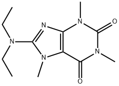 8-(diethylamino)-3,7-dihydro-1,3,7-trimethyl-1H-purine-2,6-dione