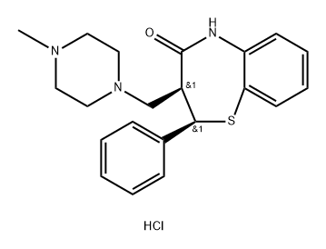 rac-2,3-Dihydro-3α*-[(4-methylpiperazino)methyl]-2α*-phenyl-1,5-benzothiazepine-4(5H)-one·2hydrochloride