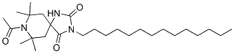 8-acetyl-3-tetradecyl-7,7,9,9-tetramethyl-1,3,8-triazaspiro[4.5]decane-2,4-dione