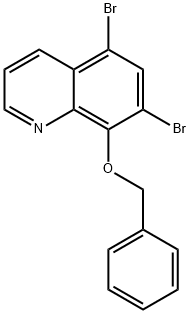 8-苄氧基-5,7-二溴喹啉