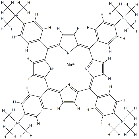 manganese(III)-tetra(4-N,N,N-trimethylanilinium)porphyrin