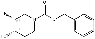 REL-((3R,4S)-3-氟-4-羟基哌啶-1-羧酸苄酯)