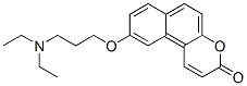 9-(3-diethylaminopropyloxy)-3H-naphtho(2,1-b)pyran-3-one