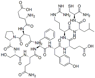 glutamyl-asparaginyl-prolyl-seryl-glutaminyl-phenylalanyl-tyrosyl-glutamyl-arginyl-leucyl-cysteinamide