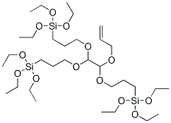 9-(allyloxy)-4,4,15,15-tetraethoxy-10-[3-(triethoxysilyl)propoxy]-3,8,11,16-tetraoxa-4,15-disilaoctadecane