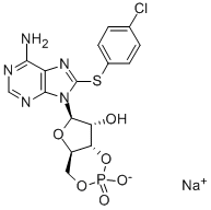 8-(4-硫代氯苯基)腺苷-3',5'-环状磷酸钠