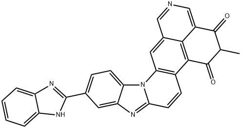 8-(1H-benzimidazol-2-yl)-2-methyl-1H-benzimidazo[1,2-a]isoquino[5,4-fg]quinoline-1,3(2H)-dione