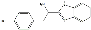 4-[2-amino-2-(1H-1,3-benzodiazol-2-yl)ethyl]phenol