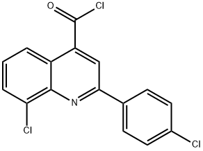 8-氯-2-(4-氯苯基)-4-喹啉甲酰氯