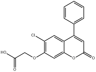 2-(6-氯-2-氧代-4-苯基-苯并吡喃-7-基)氧基乙酸