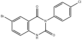 6-溴-3-(4-氯苯基)-1H-喹唑啉-2,4-二酮