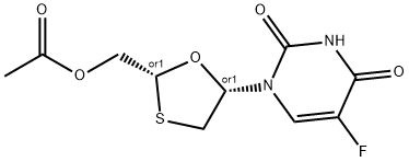 cis-1-[2-[(Acetyloxy)methyl]-1,3-oxathiolan-5-yl]-5-fluoro-2,4(1H,3H)-pyrimidinedione