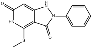 4-(甲巯基)-2-苯基-1H-吡唑并[4,3-C]吡啶-3,6(2H,5H)-二酮