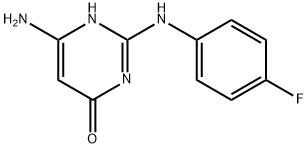 6-氨基-2-[(4-氟苯基)氨基]嘧啶-4(3H)-酮