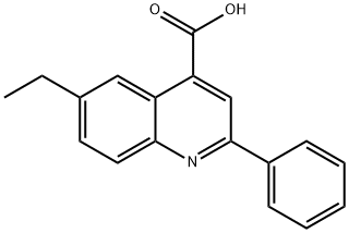 6-乙基-2-苯基-喹啉-4-羧酸