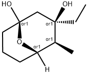 9-Oxabicyclo[3.3.1]nonane-1,3-diol,3-ethyl-4-methyl-,(1R,3R,4S,5S)-rel-(9CI)