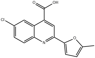 6-氯-2-(5-甲基-2-呋喃)-喹啉-4-羧酸