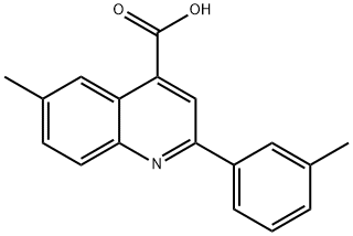 6-甲基-2-(3-甲基苯基)-喹啉-4-羧酸