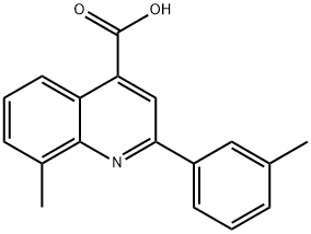 8-甲基-2-(3-甲基苯基)-喹啉-4-羧酸