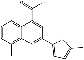 8-甲基-2-(5-甲基-2-呋喃)-喹啉-4-羧酸