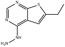 6-乙基-4-肼基噻吩并[2,3-D]嘧啶