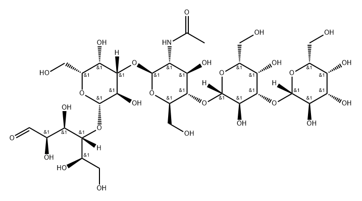 O-BETA-D-吡喃半乳糖基-(1-3)-O-BETA-D-吡喃半乳糖基-(1-4)-O-2-(乙酰氨基)-2-脱氧-BETA-D-吡喃葡萄糖基-(1-3)-O-BETA-D-吡喃半乳糖基-(1-4)-D-葡萄糖