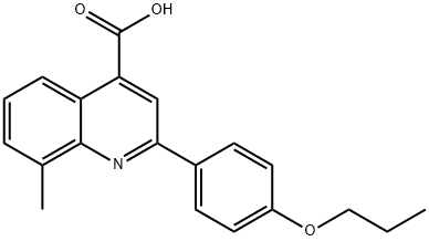 8-甲基-2-(4-丙氧芬基)-喹啉-4-羧酸