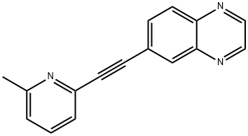 6-(6-methyl-pyridin-2-ylethynyl)-quinoxaline