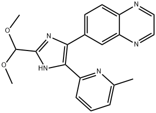 6-(2-(dimethoxymethyl)-5-(6-methylpyridin-2-yl)-1H-imidazol-4-yl)quinoxaline