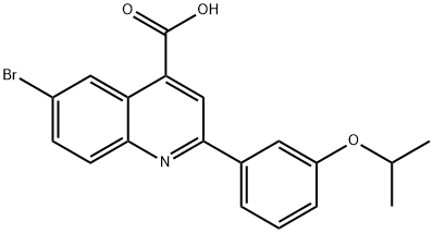 6-溴-2-(3-异丙氧芬基)-喹啉-4-羧酸