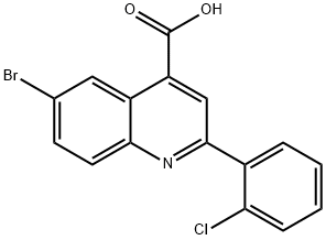 6-溴-2-(2-氯苯基)-喹啉-4-羧酸