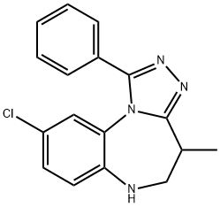 9-Chloro-5,6-dihydro-4-methyl-1-phenyl-4H-[1,2,4]triazolo[4,3-a][1,5]benzodiazepine