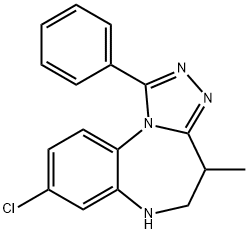 8-Chloro-5,6-dihydro-4-methyl-1-phenyl-4H-[1,2,4]triazolo[4,3-a][1,5]benzodiazepine