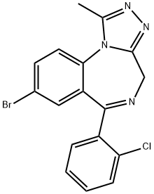 8-bromo-6-(2-chlorophenyl)-1-methyl-4H-[1,2,4]triazolo[4,3-a][1,4]benzodiazepine