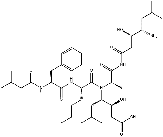 ISOVALERYL-PHE-NLE-STA-ALA-STA-OH