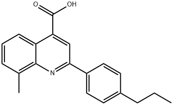 8-甲基-2-(4-丙基苯基)-喹啉-4-羧酸