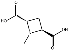 2,4-Azetidinedicarboxylicacid,1-methyl-,(2S-trans)-(9CI)