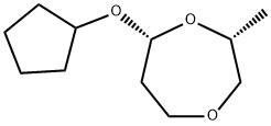 1,4-Dioxepane,7-(cyclopentyloxy)-2-methyl-,cis-(9CI)