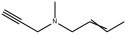 2-Buten-1-amine,N-methyl-N-2-propynyl-(9CI)