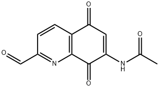 N-(2-FORMYL-5,8-DIOXO-5,8-DIHYDROQUINOLIN-7-YL)ACETAMIDE